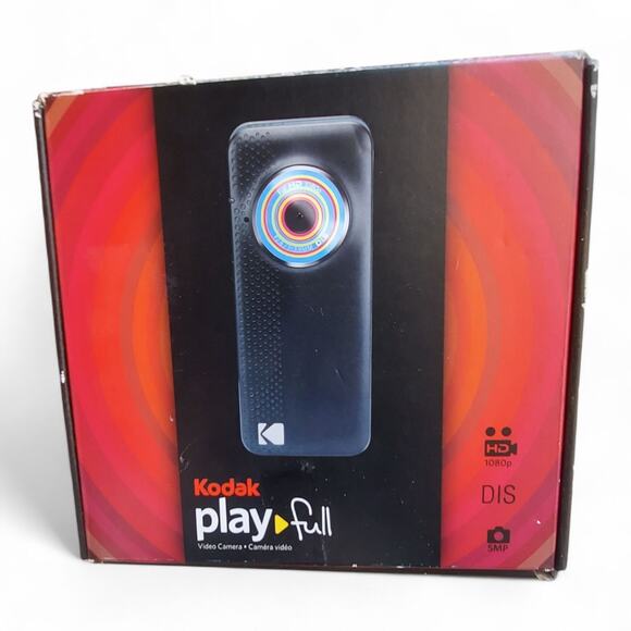 Kodak Play-ful ZE1 1080p HD Digital Video Camera 5MP w/ 2G SD Card - Picture 5 of 6